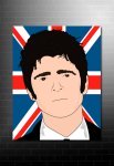 noel gallagher opie style canvas, noel gallagher canvas, noel gallagher wall art, noel gallagher canvas picture