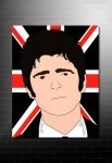 noel gallagher canvas pop art, noel gallagher canvas, noel gallagher wall art