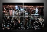 Cityscape Wall Art, New York City Canvas