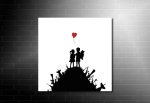 Banksy Kids with Guns wall art, banksy kids picture, banksy art prints uk, banksy canvas uk