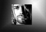 Kurt Cobain canvas art print, kurt cobain canvas, kurt cobain pop art, kurt cobain music print, nirvana band canvas