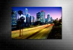 time lapse canvas art, abstract cityscape art