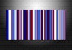 Contemporary Pop Art, Pop Art Work, Retro Stripes Canvas, Paul Smith canvas