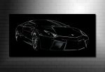 Lamborghini canvas print, lamborghini photo print, lamborghini on canvas