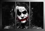 batman canvas art print, the joker canvas wall art, batman movie print, dc comics canvas print