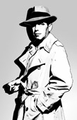 humphrey bogart movie art, humphrey movie canvas, humphrey bogart canvas, wall art uk