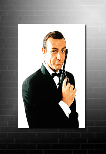 James Bond Canvas Art, james bond wall art, james bond print, james bond canvas, james bond pop art