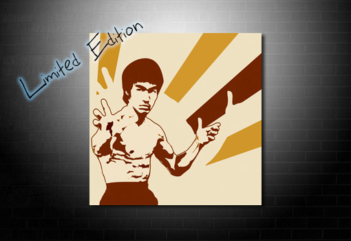 Bruce lee wall art, bruce lee limited edition canvas, bruce lee canvas, bruce lee movie art, bruce lee print