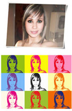 photo to canvas art, warhol style photo canvas