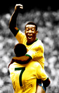 Pele Canvas Art Print, Football World Cup Canvas, Pele Canvas Print, Football Wall Art