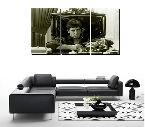 scarface canvas, scarface art, scarface prints, scarface picture, scarface artwork