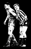 Vinnie Jones Football Canvas, Gazza Canvas Print, Football Canvas Art