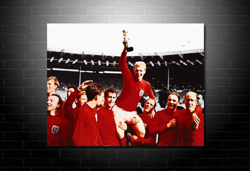 World Cup Canvas 1966, Football Canvas Art, Bobby Moore Canvas, Football Wall Art