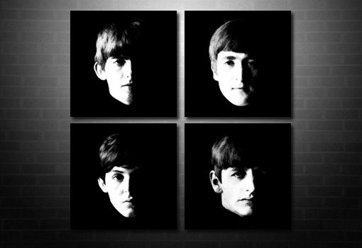 Beatles canvas print, Beatles canvas art, Beatles canvas artwork, Beatles wall art, Beatles pop art