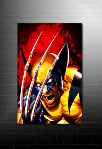 Wolverine Canvas Print, wolverine movie art, x men canvas art, wolverine canvas, x men movie canvas