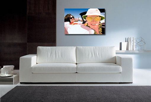 Fear and Loathing canvas,johnny depp wall art