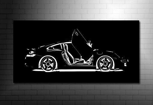 Porsche 911 Canvas Art, Porsche Canvas Art, Porsche Canvas Art