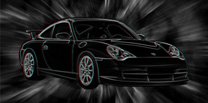 Porsche 911 Canvas, 3d canvas art, porsche canvas art