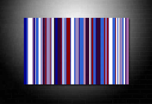 Contemporary Pop Art, Pop Art Work, Retro Stripes Canvas, Paul Smith canvas