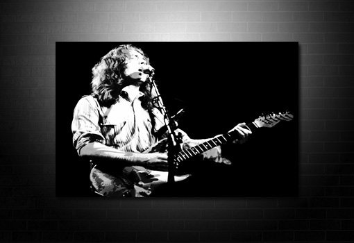 rory gallagher canvas print, rory gallagher pop art, rory gallagher wall art. rory gallagher music print