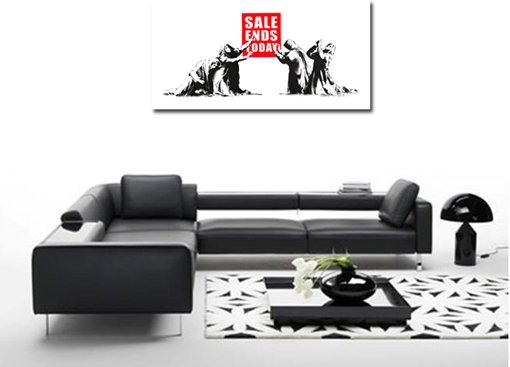 banksy sale end canvas, banksy canvas art, banksy art print, banksy canvas art print, banksy sale ends today