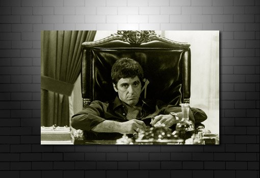 Scarface Wall Art, scarface canvas artwork, scarface movie art, scarface print, scarface movie canvas