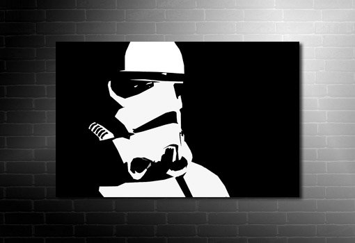 Star Wars Canvas Art, star wars art, stormtrooper canvas wall art, star wars canvas, starwars moie art