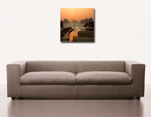 landscape art print, canvas art, landscape wall art